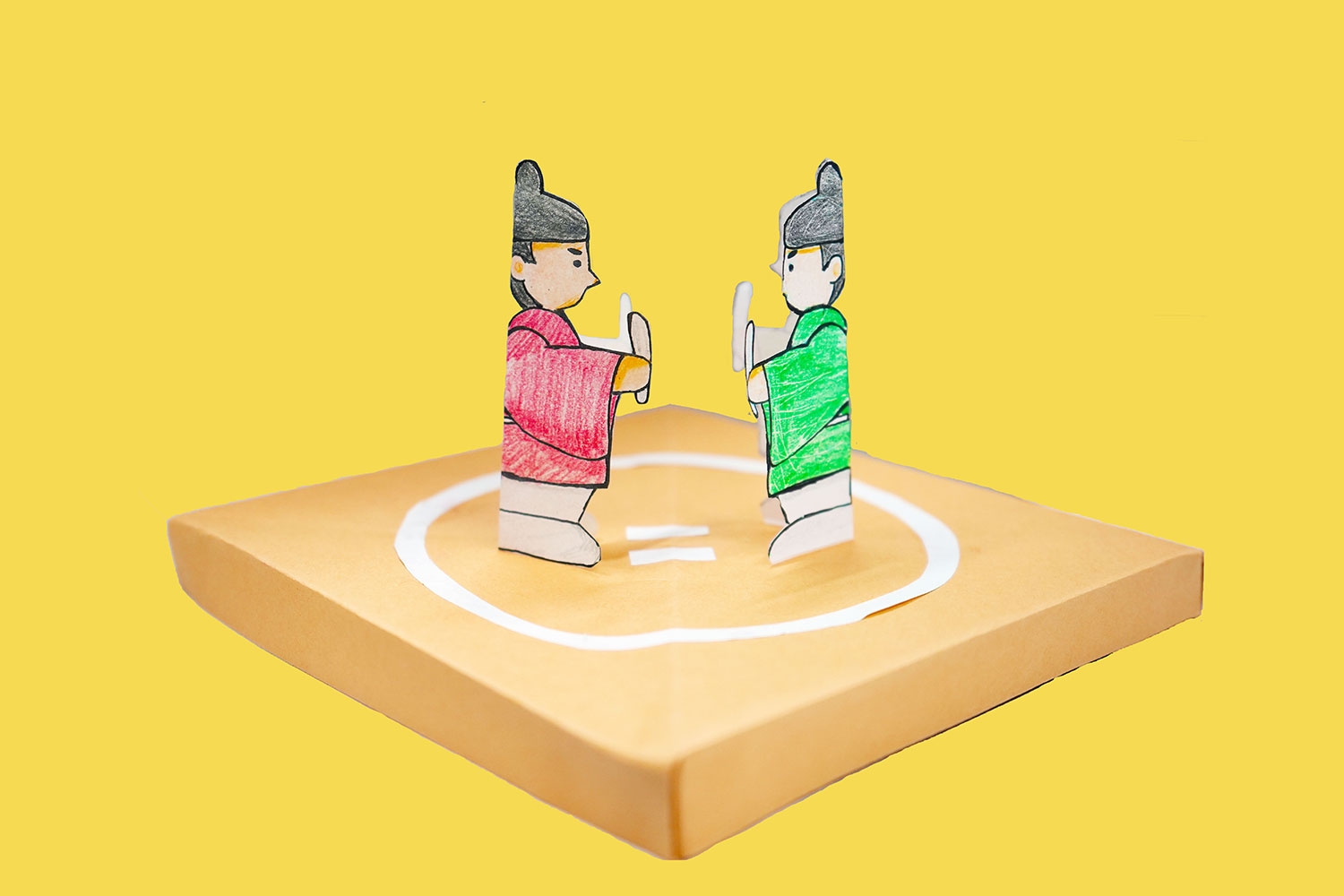 紙相撲をつくってあそぼう！